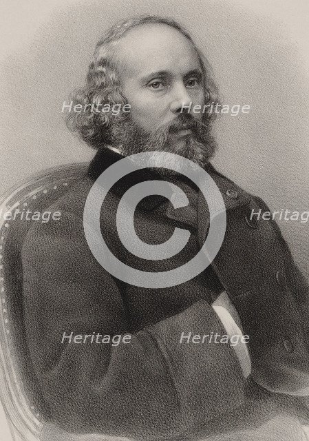 Portrait of the composer Félicien David (1810-1876), 1870.