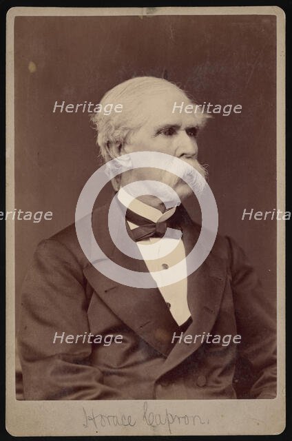 Portrait of Horace Capron (1804-1885), Before 1885. Creator: Samuel Montague Fassett.