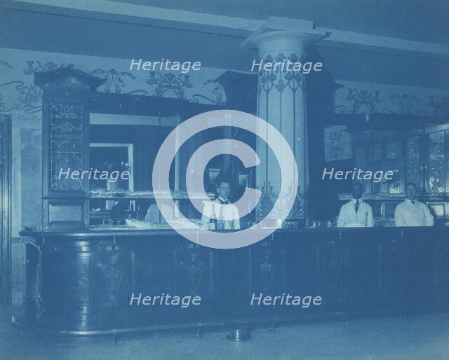 Willard Hotel bar, between 1901 and 1910. Creator: Frances Benjamin Johnston.