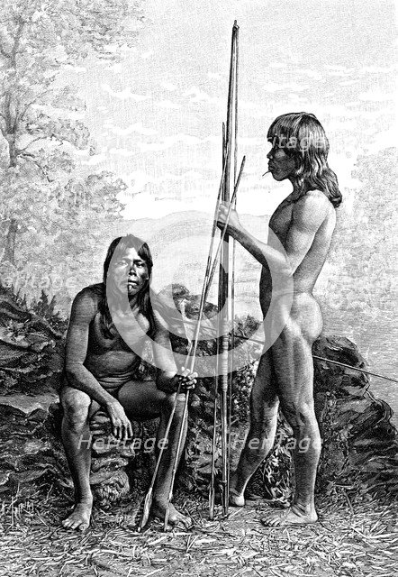 Caraya Indians, South America, 1895. Artist: Unknown