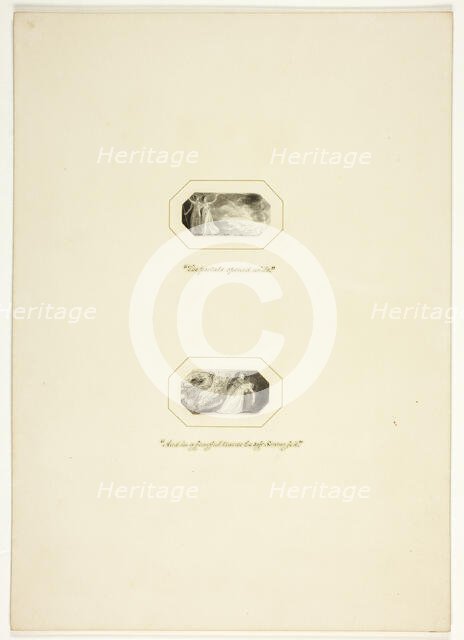 Study for a plate from The Triumphs of Temper, in the 1796 Royal Engagements Pocket Book, c. 1795. Creator: Thomas Stothard.