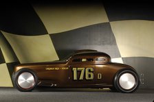 Chrisman Bonneville coupe 331 1951. Artist: Simon Clay.