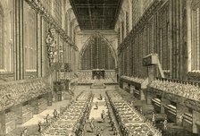 'The Royal Banquet in Guildhall, 1761', (1897). Creator: Unknown.