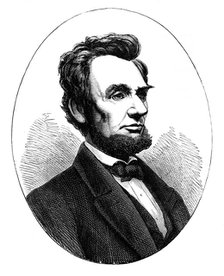 Abraham Lincoln (1809-1865), US president. Artist: Unknown
