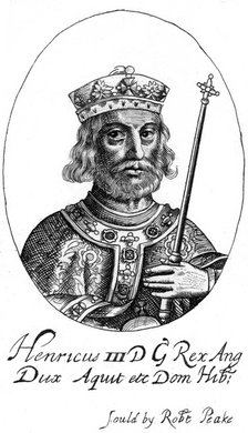 Henry III of England.Artist: Robert Peake