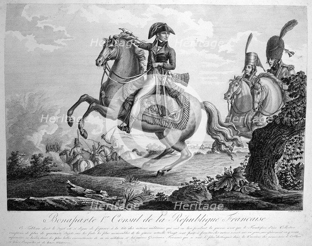 'Bonaparte 1st Consul of the French Republic', 19th century. Artist: Unknown