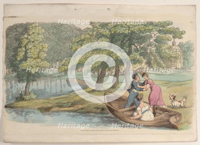 Plate 35, from "World in Miniature", 1816., 1816. Creator: Thomas Rowlandson.