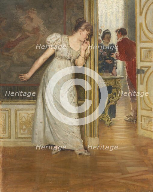 Courting, 1893. Creator: Andor Dudits.