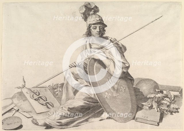 Minerva. Creator: Claude Mellan.