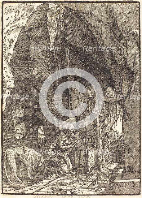 Saint Jerome in a Cave, c. 1513/1515. Creator: Albrecht Altdorfer.