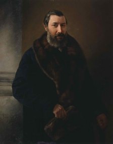 Portrait of Yuri Fyodorovich Samarin (1819-1876), 1872.