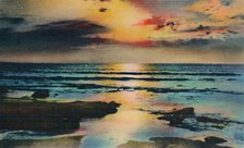 'Sunset on the Pacific. La Jolla, California', c1941. Artist: Unknown.