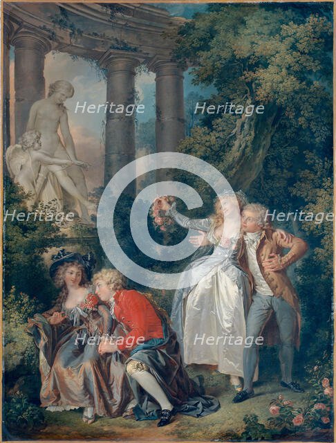 L'Offrande à Vénus (An Offering to Venus), 1786. Creator: Trinquesse, Louis Rolland (c. 1746-1800).