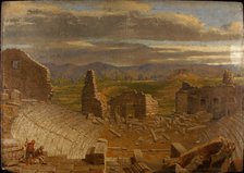 Ruins of Asrum Asia Minor: Explored with Layard (Sir Henry Layard), ca. 1845. Creator: Miner Kilbourne Kellogg.