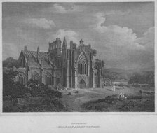 'South Front - Melrose Abbey Church', 1814. Artist: John Greig.