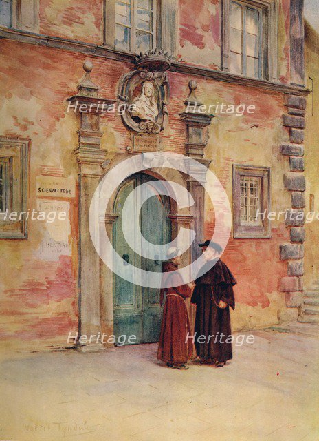 'Palazzo Negroni, Montepulciano', c1900 (1913). Artist: Walter Frederick Roofe Tyndale.