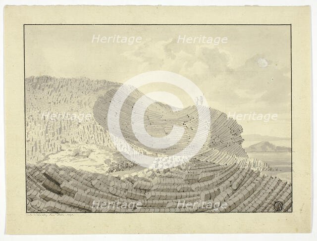 Giant's Causeway, 1772. Creator: John Cleveley the Younger.