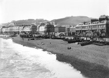 The beach at Dover, Kent, 1890-1910. Artist: Unknown