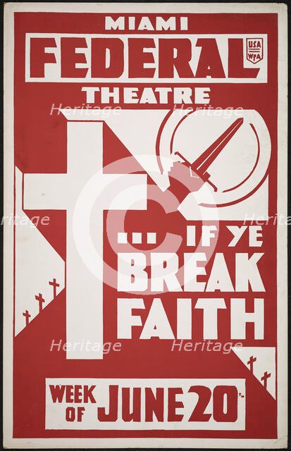 If Ye Break Faith, Miami, FL, 1938. Creator: Unknown.