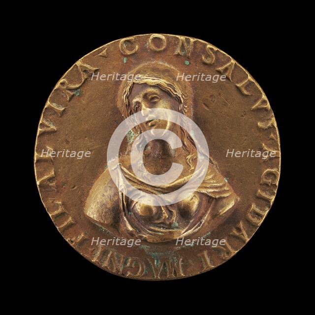 Elvira, Daughter of Consalvo de Córdoba [obverse], c. 1524. Creator: Unknown.