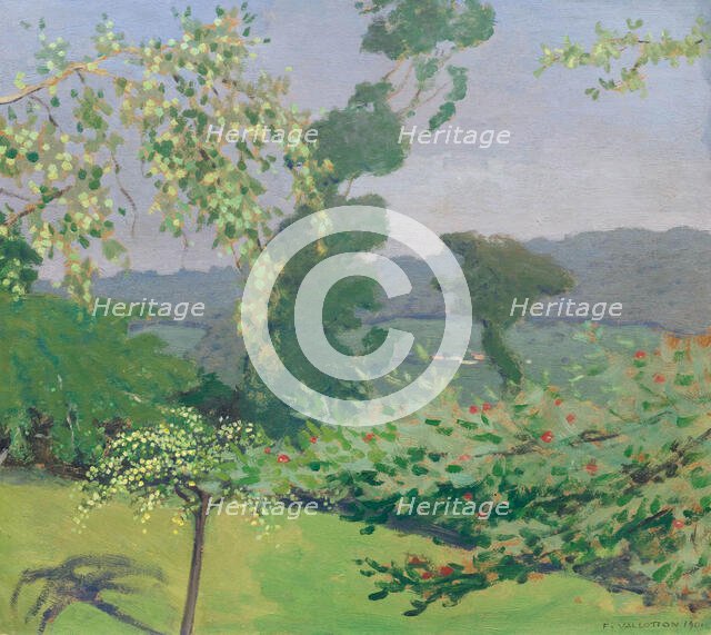 Pommier, Equemauville, 1901. Creator: Vallotton, Felix Edouard (1865-1925).