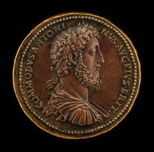 Commodus, Emperor, reigned A.D. 177-192 [obverse]. Creator: Giovanni da Cavino.