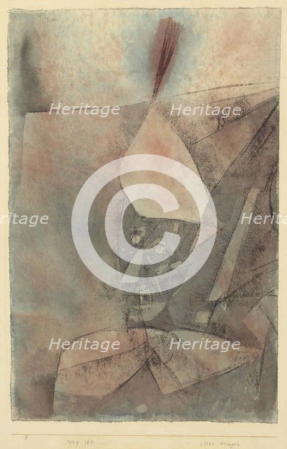 Alter Krieger (Old warrior), 1929. Creator: Klee, Paul (1879-1940).