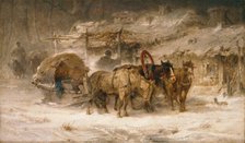 Halt at the Inn, c1850-1899. Creator: Christian Adolf Schreyer.