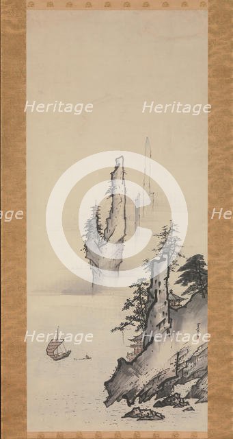 Landscape, 17th century. Creator: Kusumi Morikage.