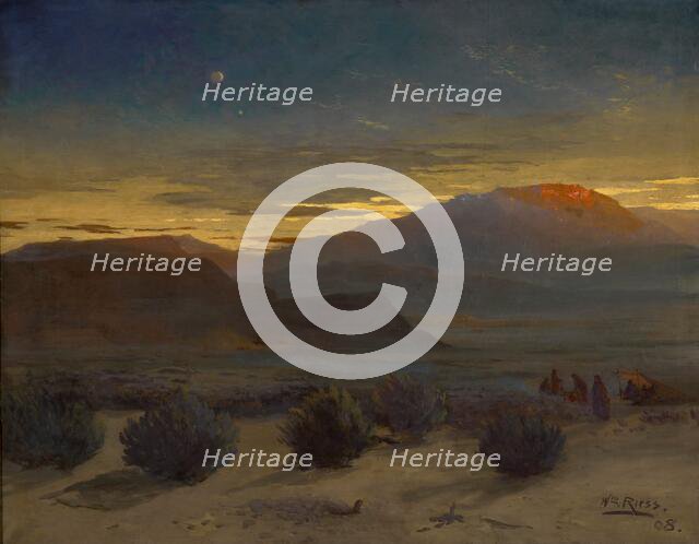 Wyoming Desert, 1908. Creator: Wilhelm J Riess.