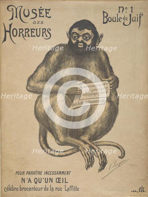 Musée des Horreurs (Gallery of Horrors): Joseph Reinach, 1899. Creator: Lenepveu, Victor (active End of 19th century).