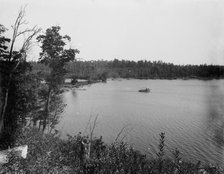 Beaver Dam Lake, Wis., Camp Dixon, distant view, c1890. Creator: Unknown.