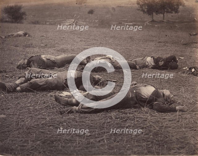 Field Where General Reynolds Fell, Gettysburg, 1863. Creator: Tim O'Sullivan.