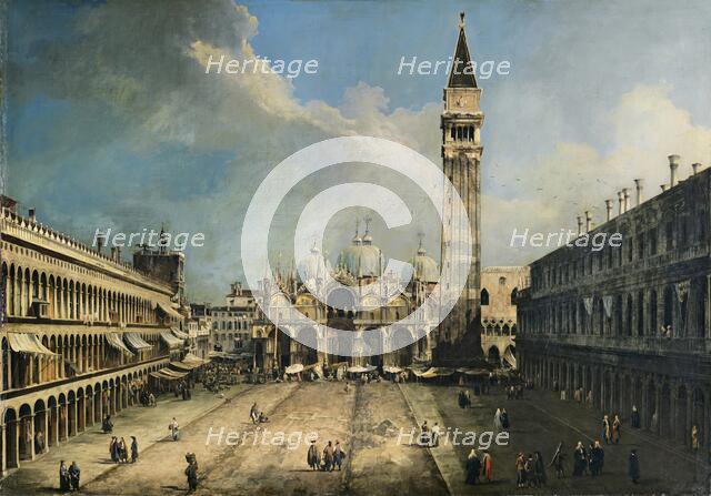 The Piazza San Marco in Venice, 1723. Creator: Canaletto.