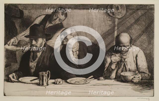 The Eating House, 1903. Creator: William Strang.