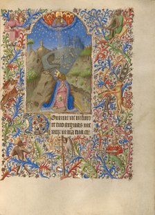 David in Prayer; Book of Hours, about 1420. Creator: Spitz Master.