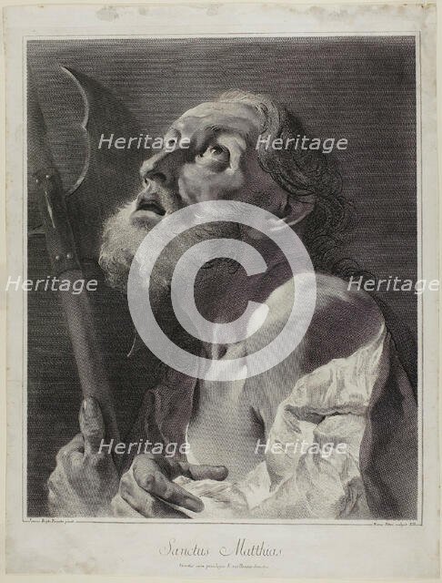 God the Father and Eleven of the Twelve Apostles, 1742. Creator: Giovanni Marco Pitteri.