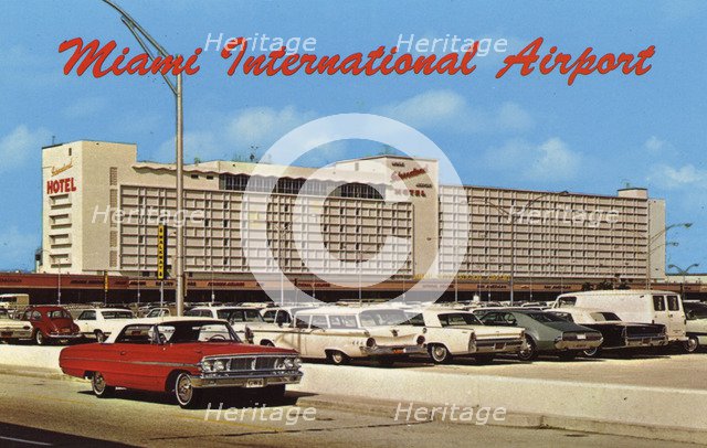 Miami International Airport, Florida, USA, 1966. Artist: Unknown