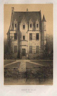 ...Pl. 73, Manoir De Sillac (Lot et Garonne), 1860. Creator: Victor Petit (French, 1817-1874).