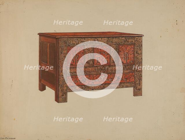 Chest, 1936. Creator: John Dieterich.