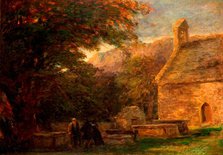 The Church, Bettws-y-Coed, 1844-1856.  Creator: David Cox the elder.