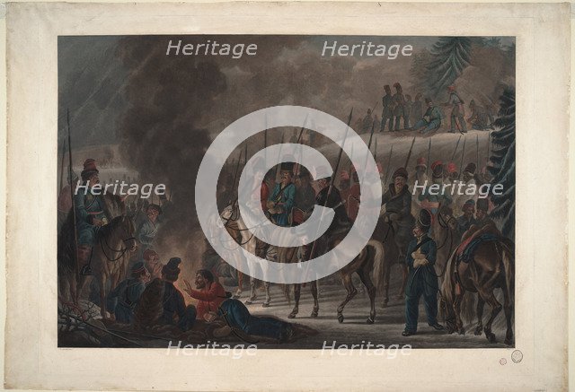 Russian cossacks. Artist: Sauerweid, Alexander Ivanovich (1783-1844)