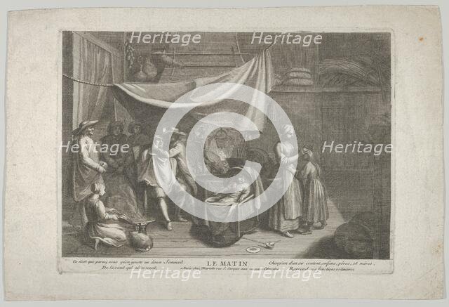 Morning (Le Matin), ca. 1700. Creator: Claude Saint-Paul.