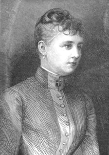 ''The Late Grand Duchess Paul, 1870- 1891. Creator: Unknown.