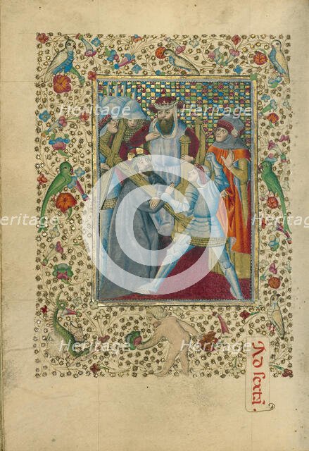 The Way to Calvary; Book of Hours, about 1460. Creator: Unknown.