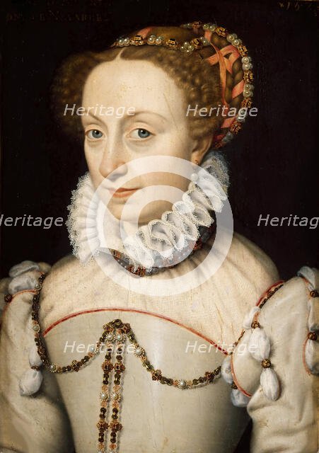 Portrait of Jeanne III of Navarre (1528-1572), 1570. Creator: Clouet, François (1510-1572).