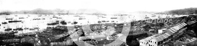 The Chinese Question: the harbour of Hong Kong..., 1898. Creator: Unknown.