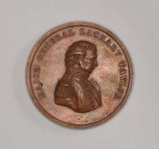 Medal commemorating Major General Zachary Taylor, 1847. Creator: Charles C. Wright.