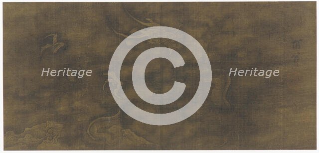 Dragon Among Clouds, Ming dynasty, 1368-1644. Creator: Unknown.