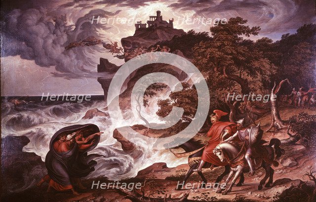 'Macbeth and the Witches', 1835. Artist: Joseph Anton Kock